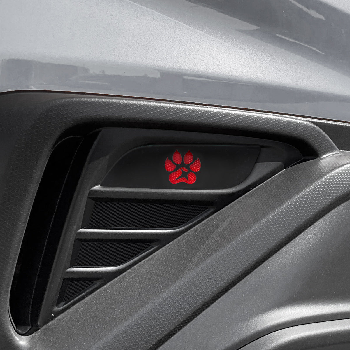 Paw Print Rear Reflector Overlays