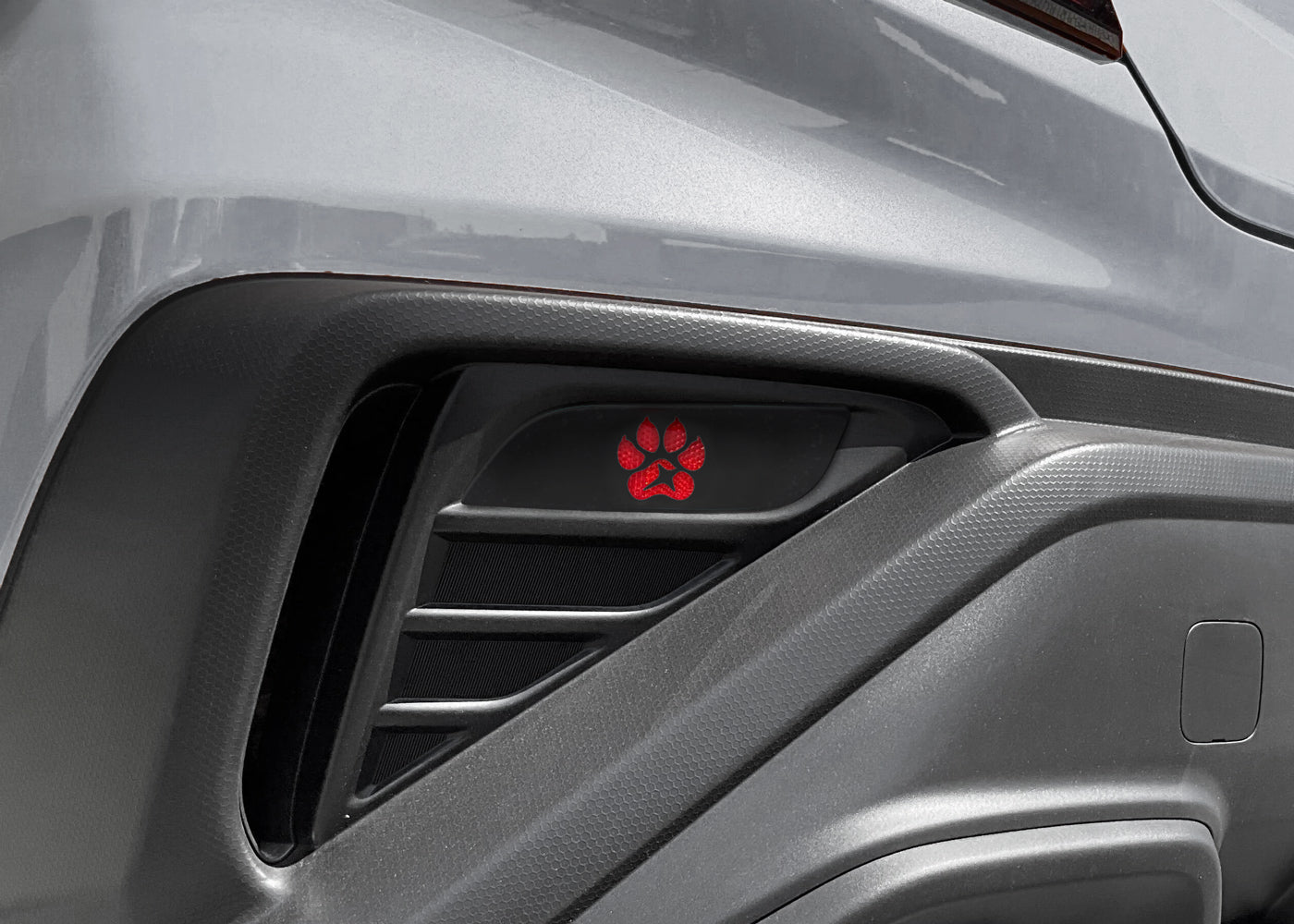 Paw Print Rear Reflector Overlays