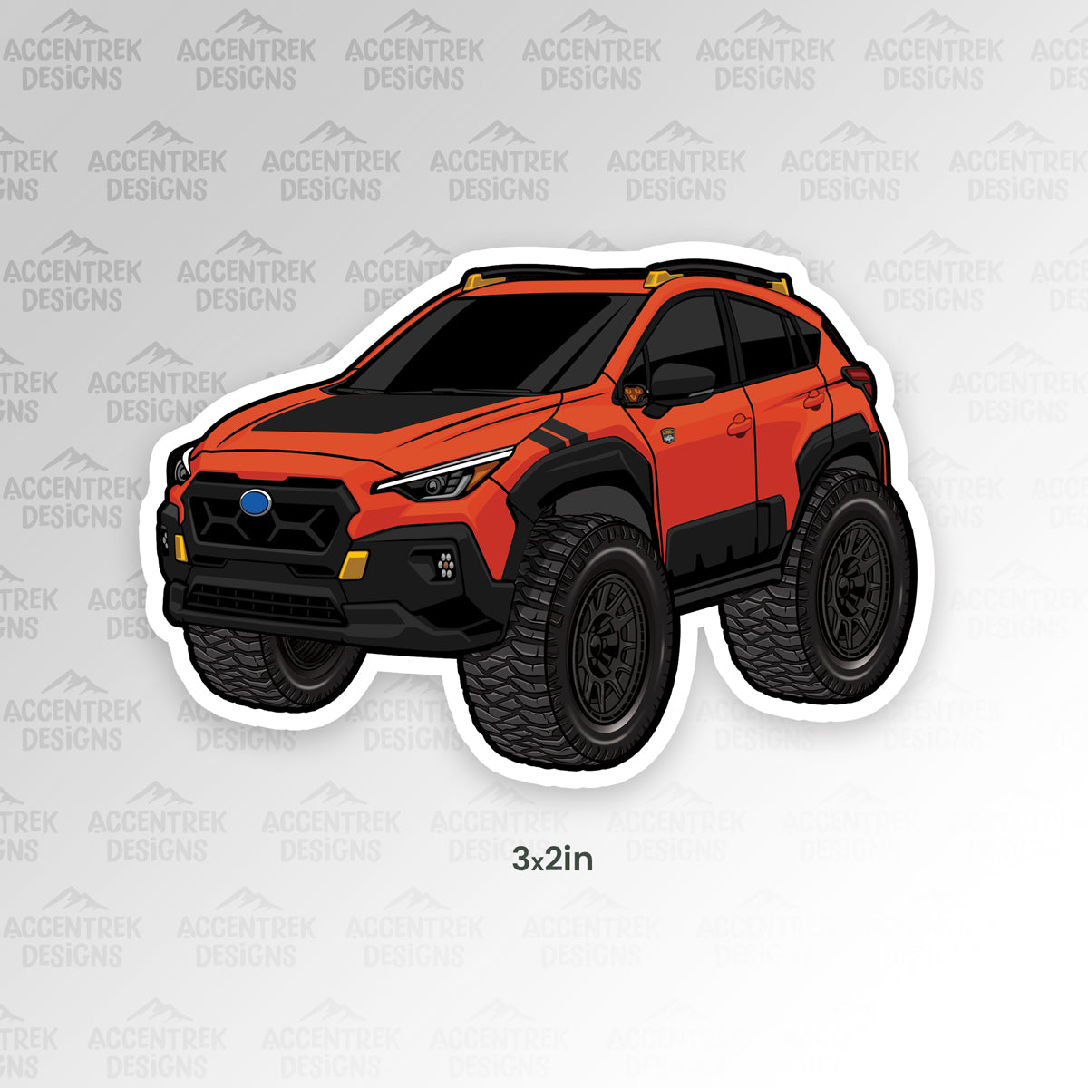 Offroad CARtoon Sticker