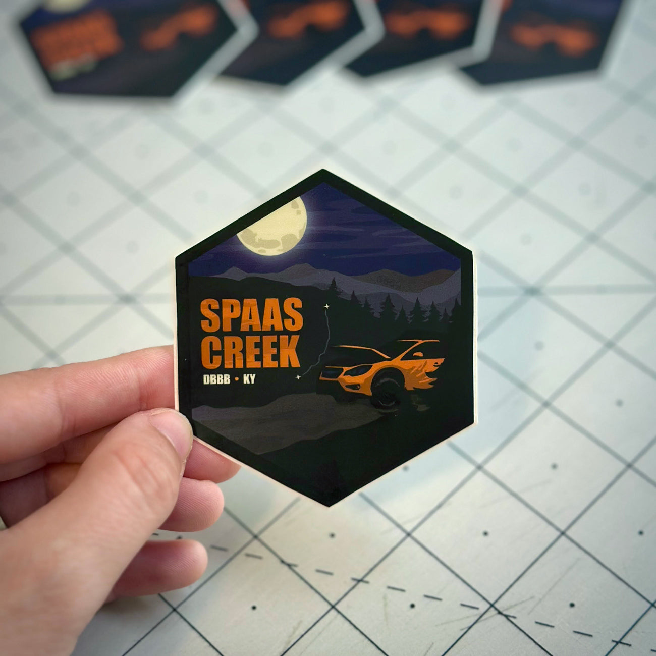 Spaas Creek Sticker
