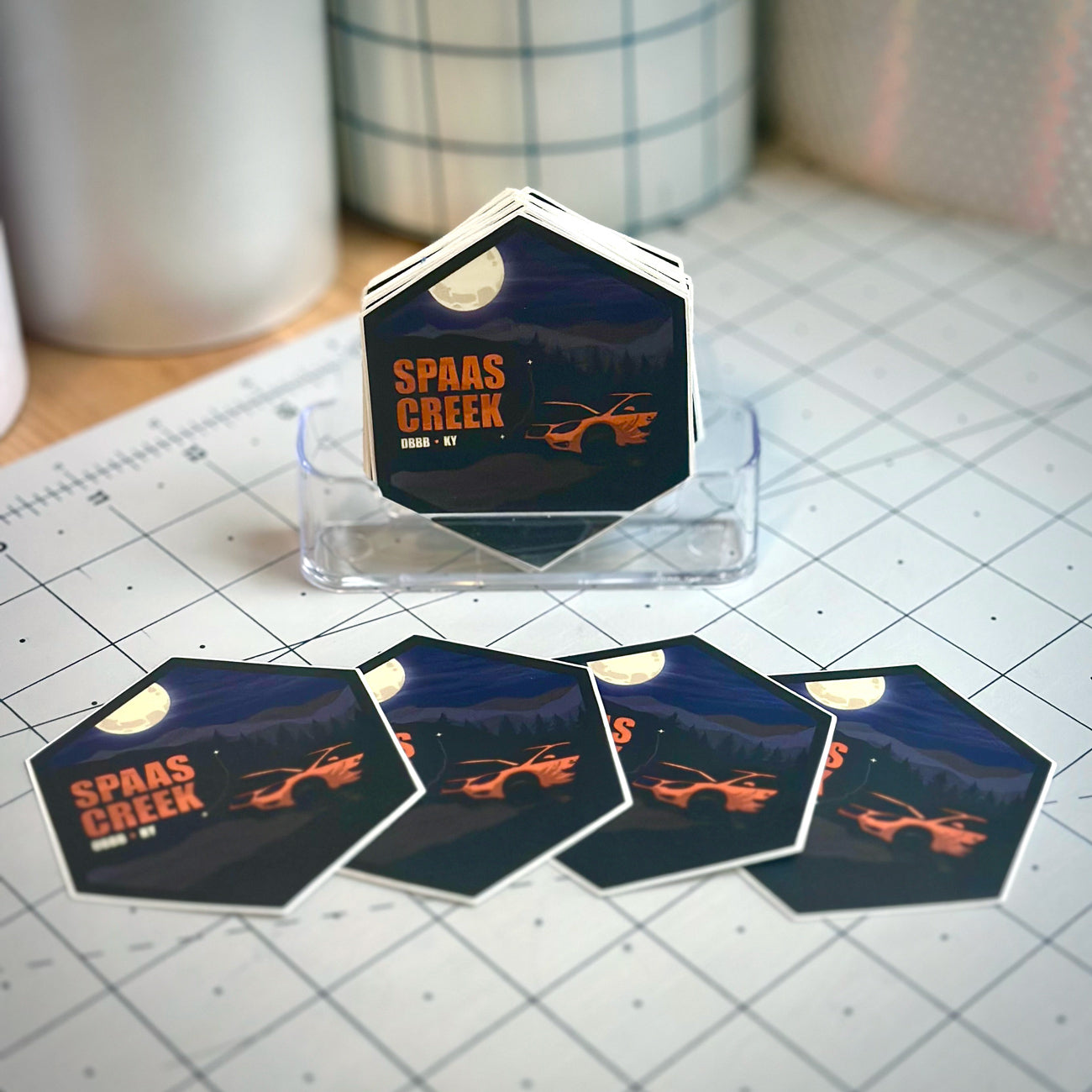 Spaas Creek Sticker
