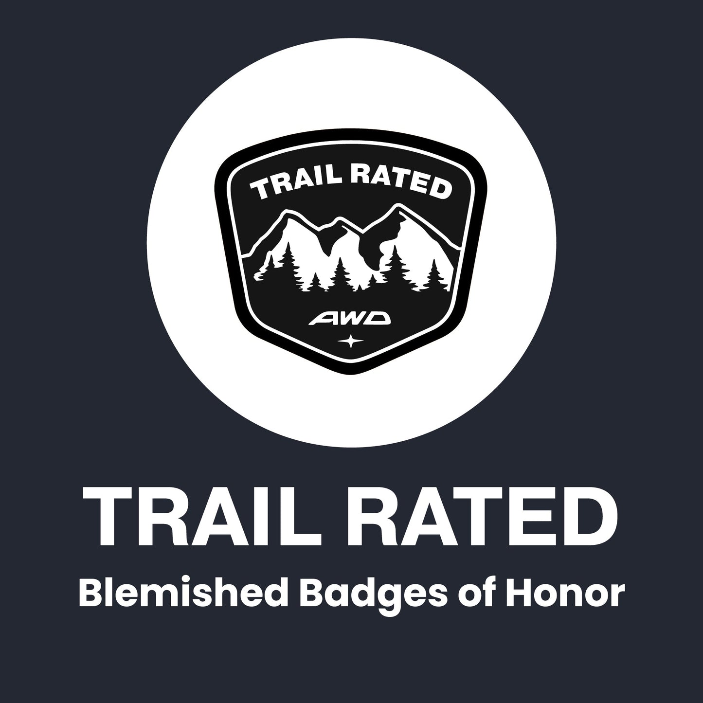 (Blemished) Trail Rated Badges of Honor Set