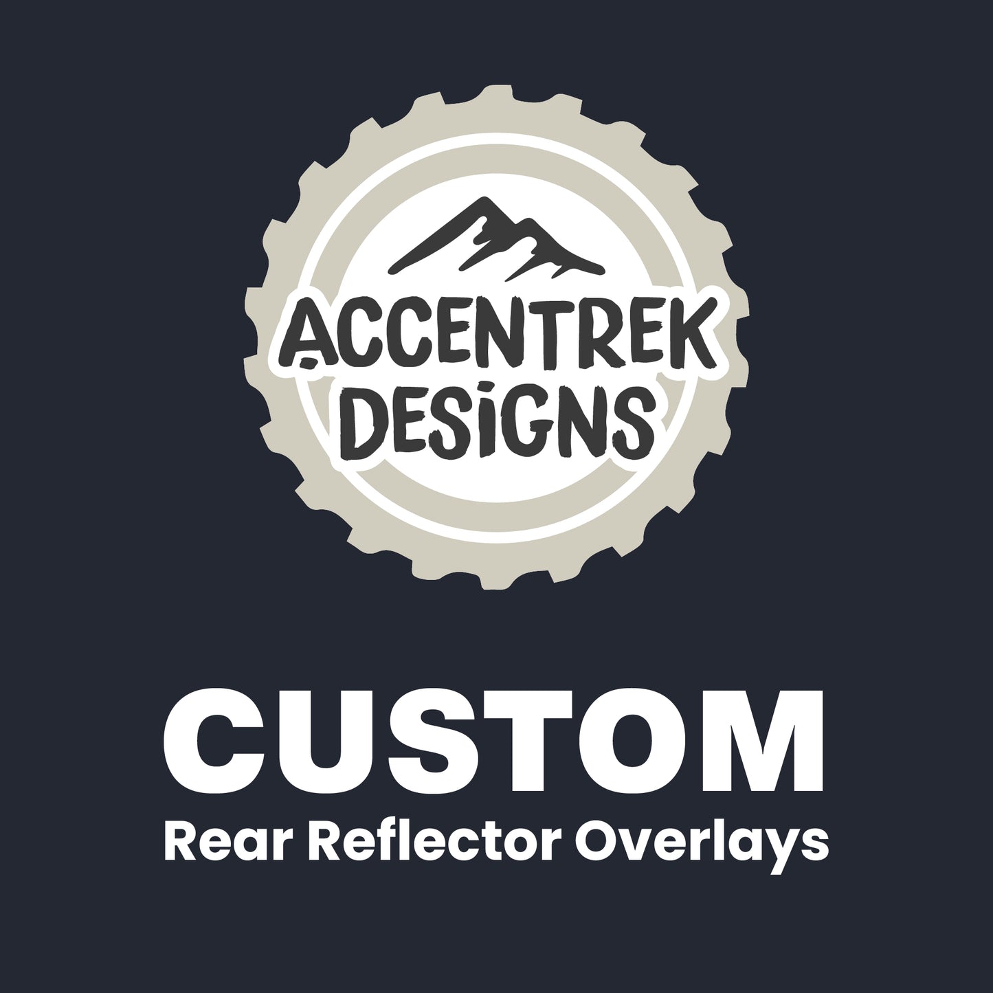 Custom Rear Reflector Overlays