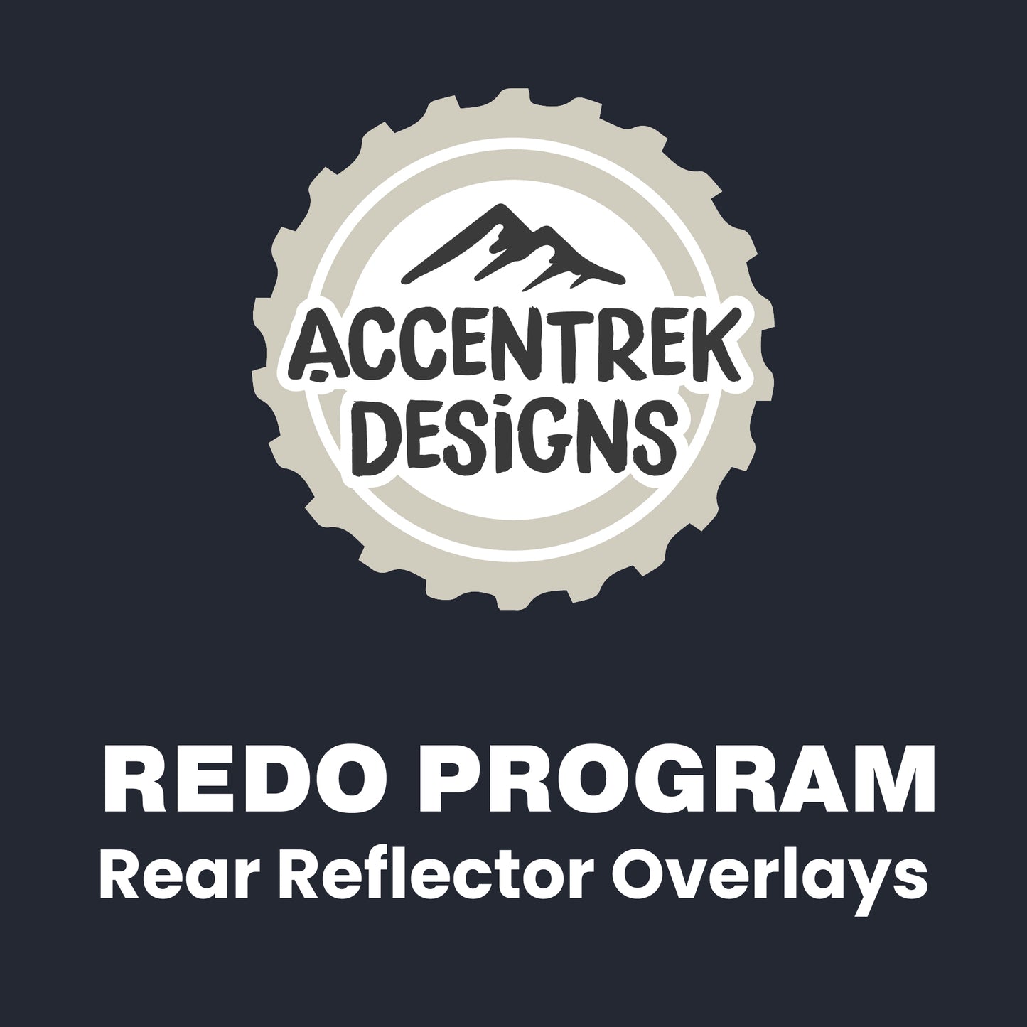 Rear Reflector Overlays Replacement