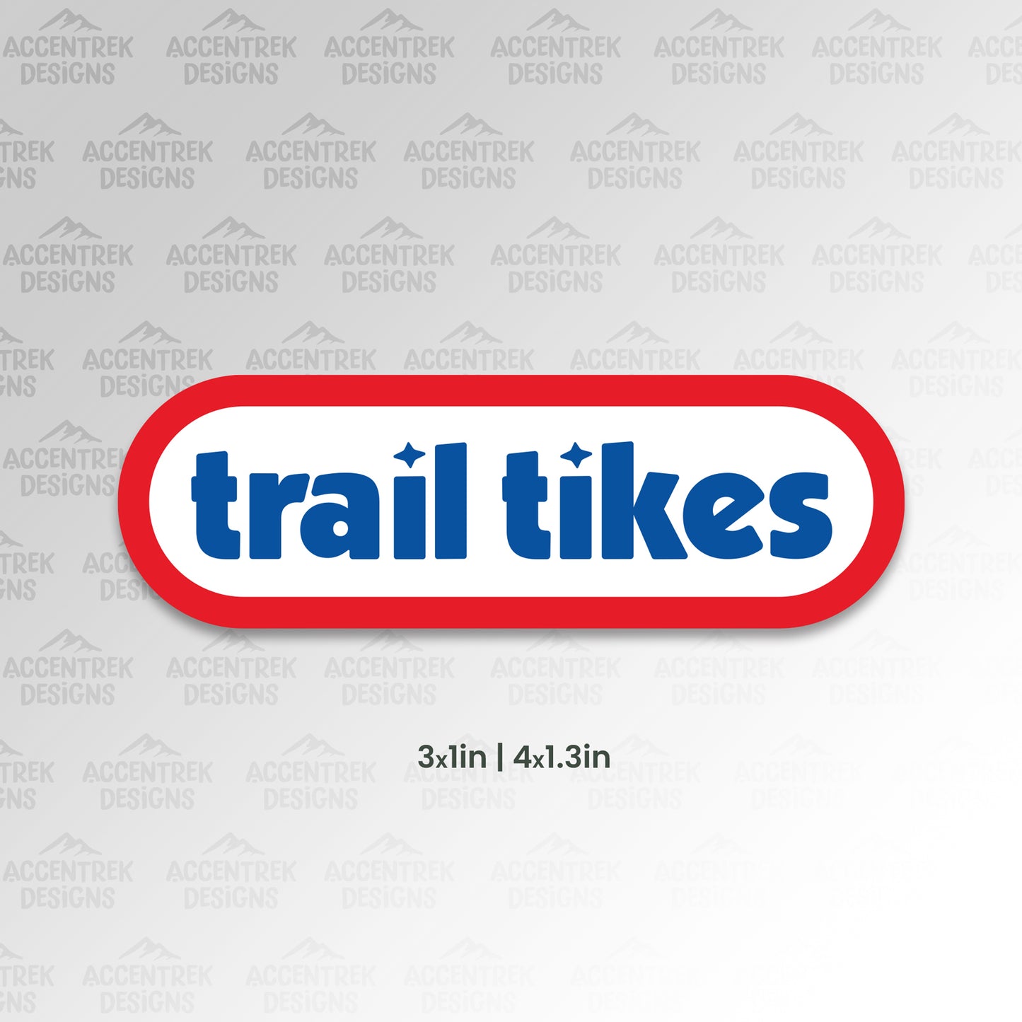 Trail Tikes Sticker