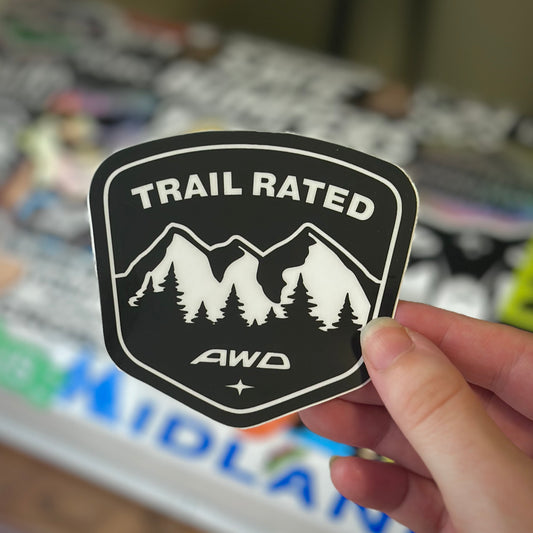 Trail Rated AWD Badge Sticker