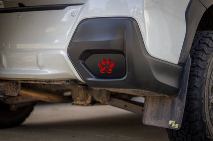 Paw Print Rear Reflector Overlays