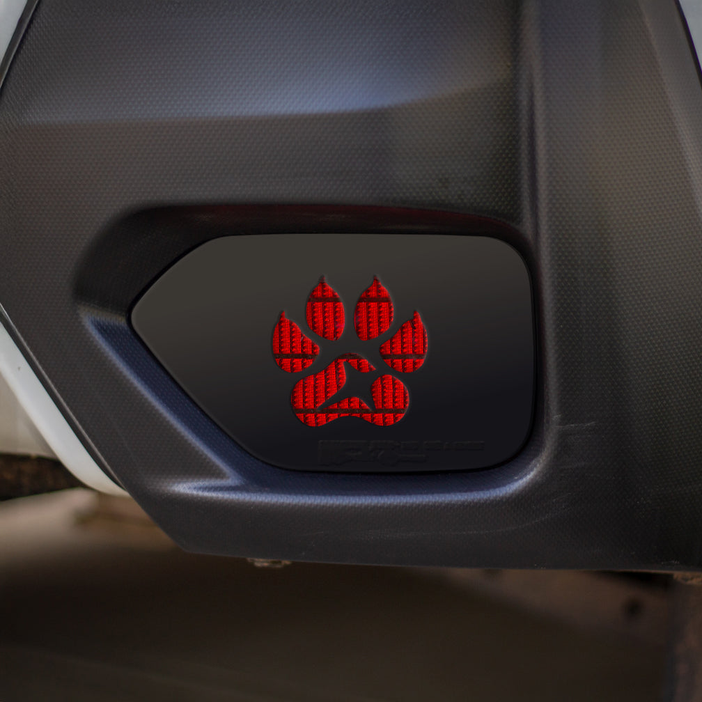 Paw Print Rear Reflector Overlays