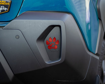 Paw Print Rear Reflector Overlays