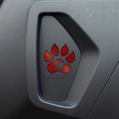 Paw Print Rear Reflector Overlays