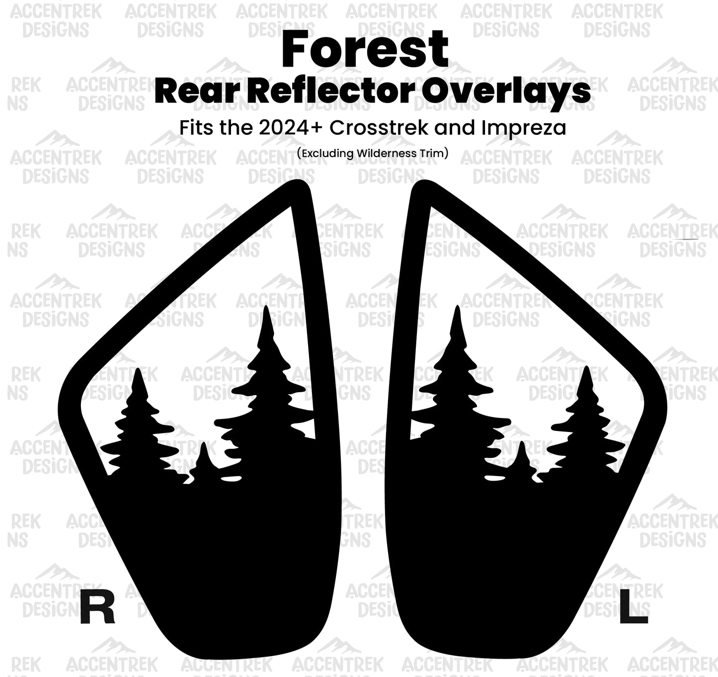 Forest Rear Reflector Overlays