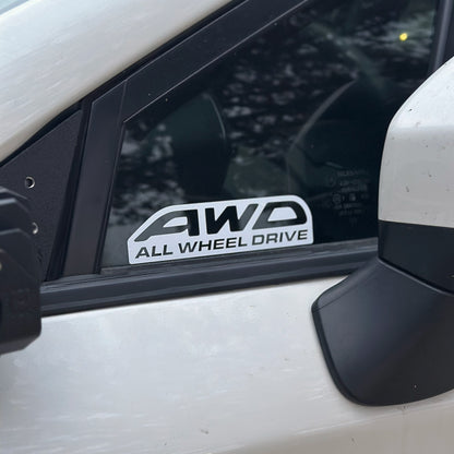 AWD All Wheel Drive Decal Set
