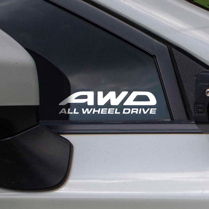 AWD All Wheel Drive Decal Set