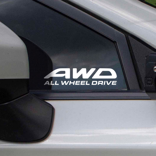 AWD All Wheel Drive Decal Set