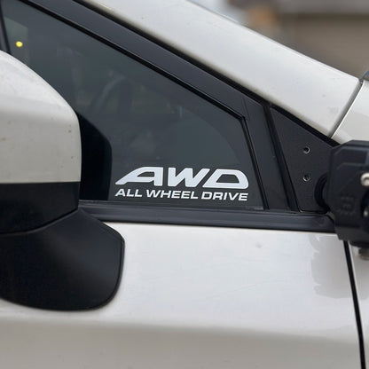 AWD All Wheel Drive Decal Set