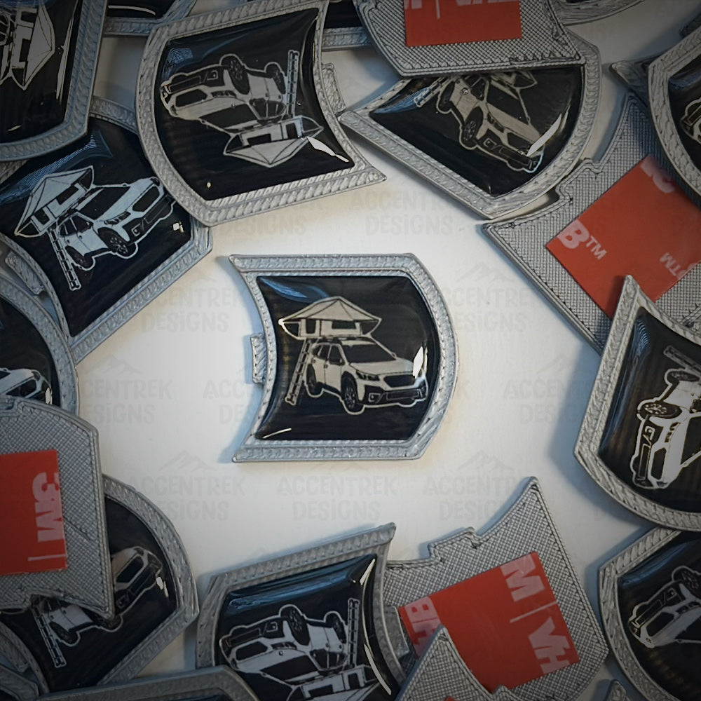 Car Camping Lifestyle Badge