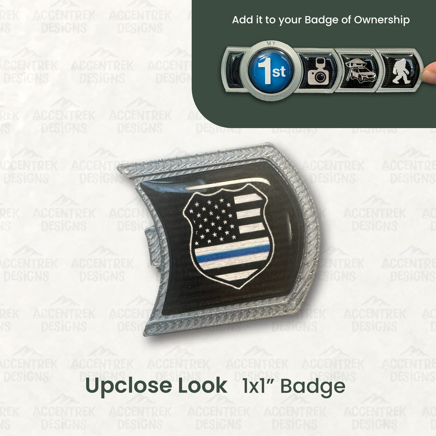 Thin Blue Line Lifestyle Badge