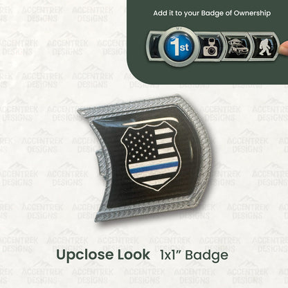 Thin Blue Line Lifestyle Badge