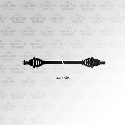 CV Axle Carnage Counter Decal