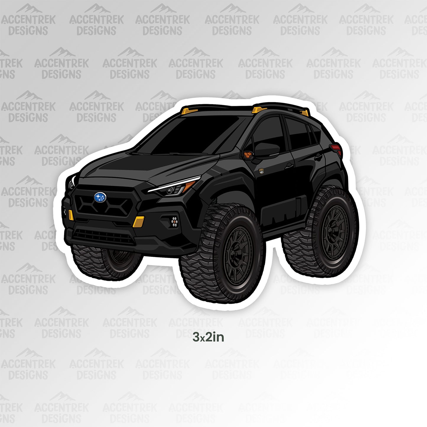 Crosstrek Wilderness CARtoon Sticker