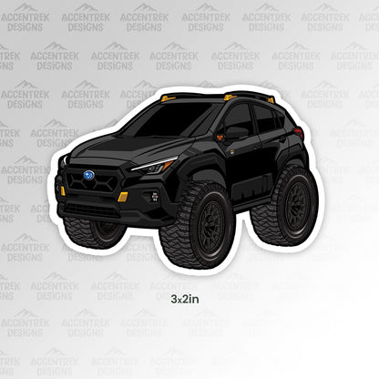 Crosstrek Wilderness CARtoon Sticker