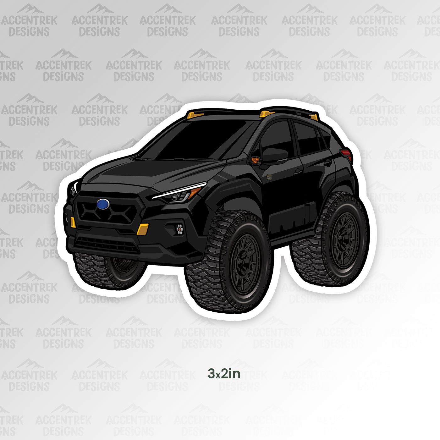 クロストレック カートゥーン ステッカー