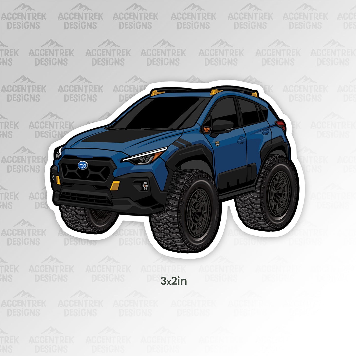 Crosstrek Wilderness CARtoon Sticker