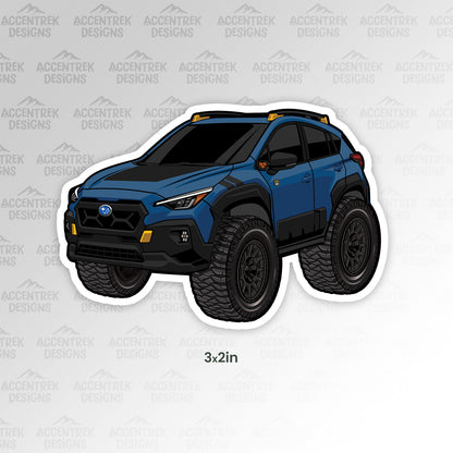 Crosstrek Wilderness CARtoon Sticker