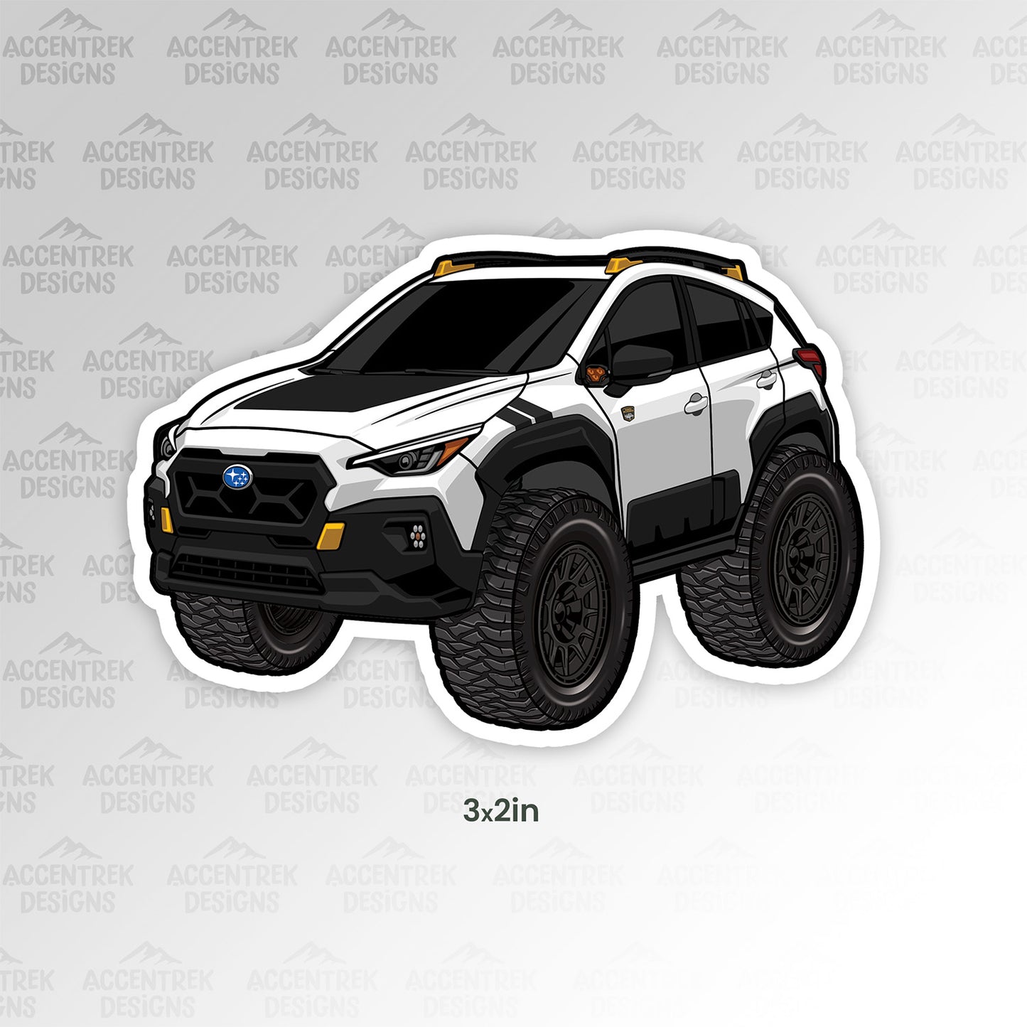 Crosstrek Wilderness CARtoon Sticker