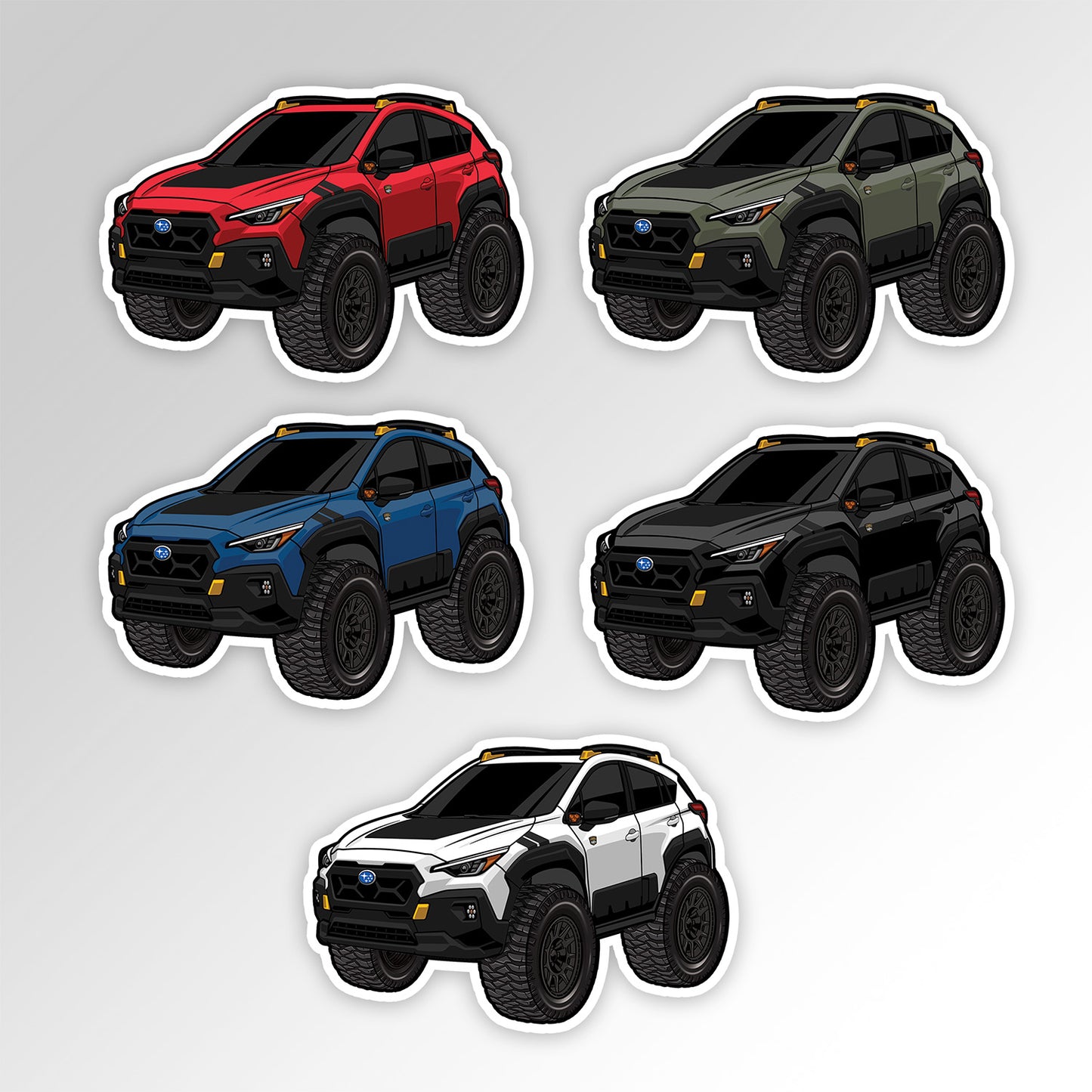 Crosstrek Wilderness CARtoon Sticker