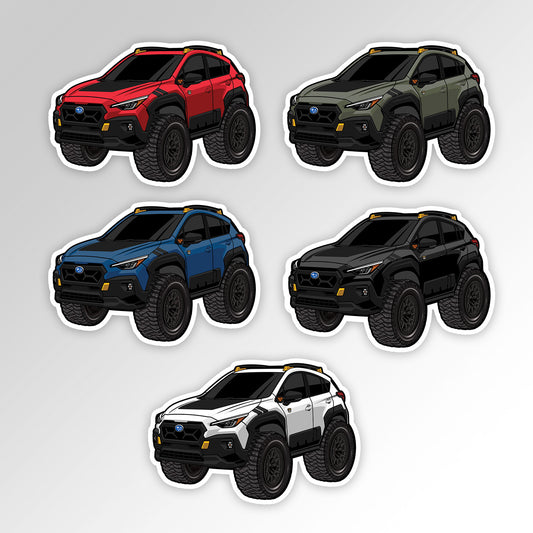 Crosstrek Wilderness CARtoon Sticker