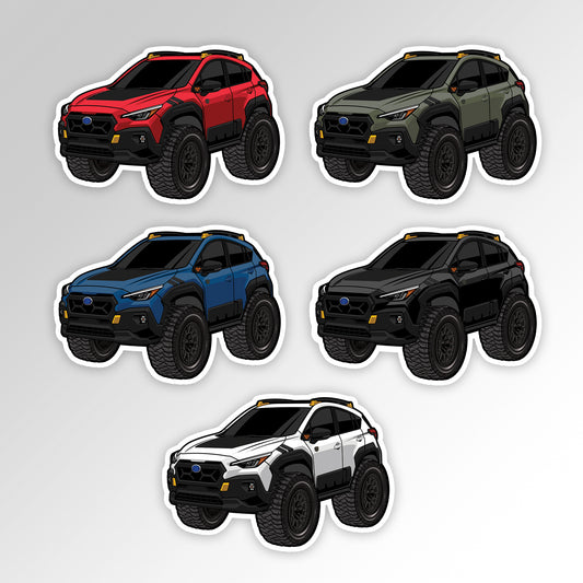 Crosstrek Wilderness CARtoon Sticker