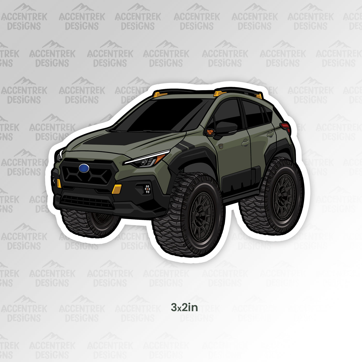 クロストレック カートゥーン ステッカー