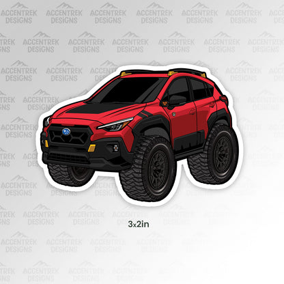 Crosstrek Wilderness CARtoon Sticker