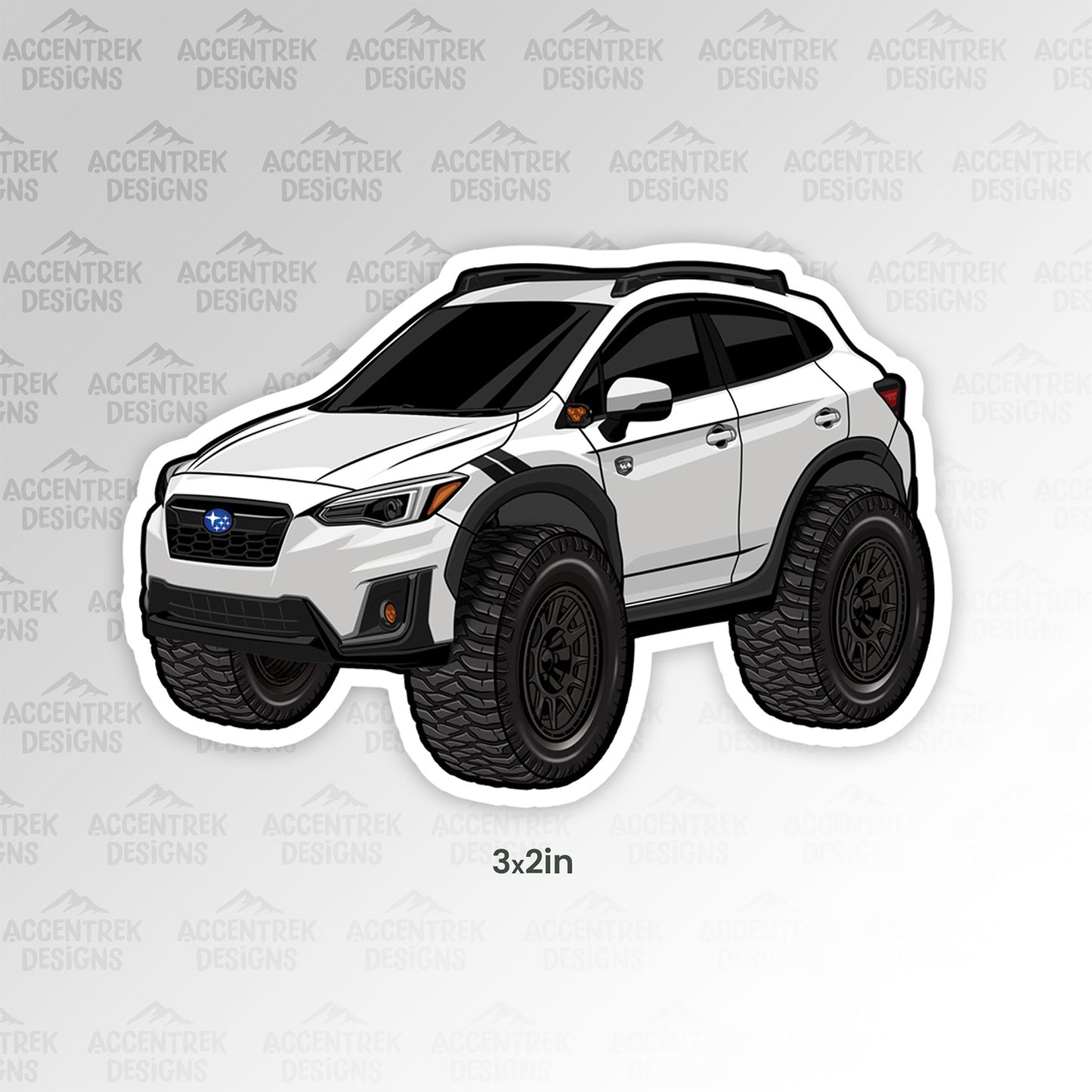 Crosstrek CARtoon Sticker