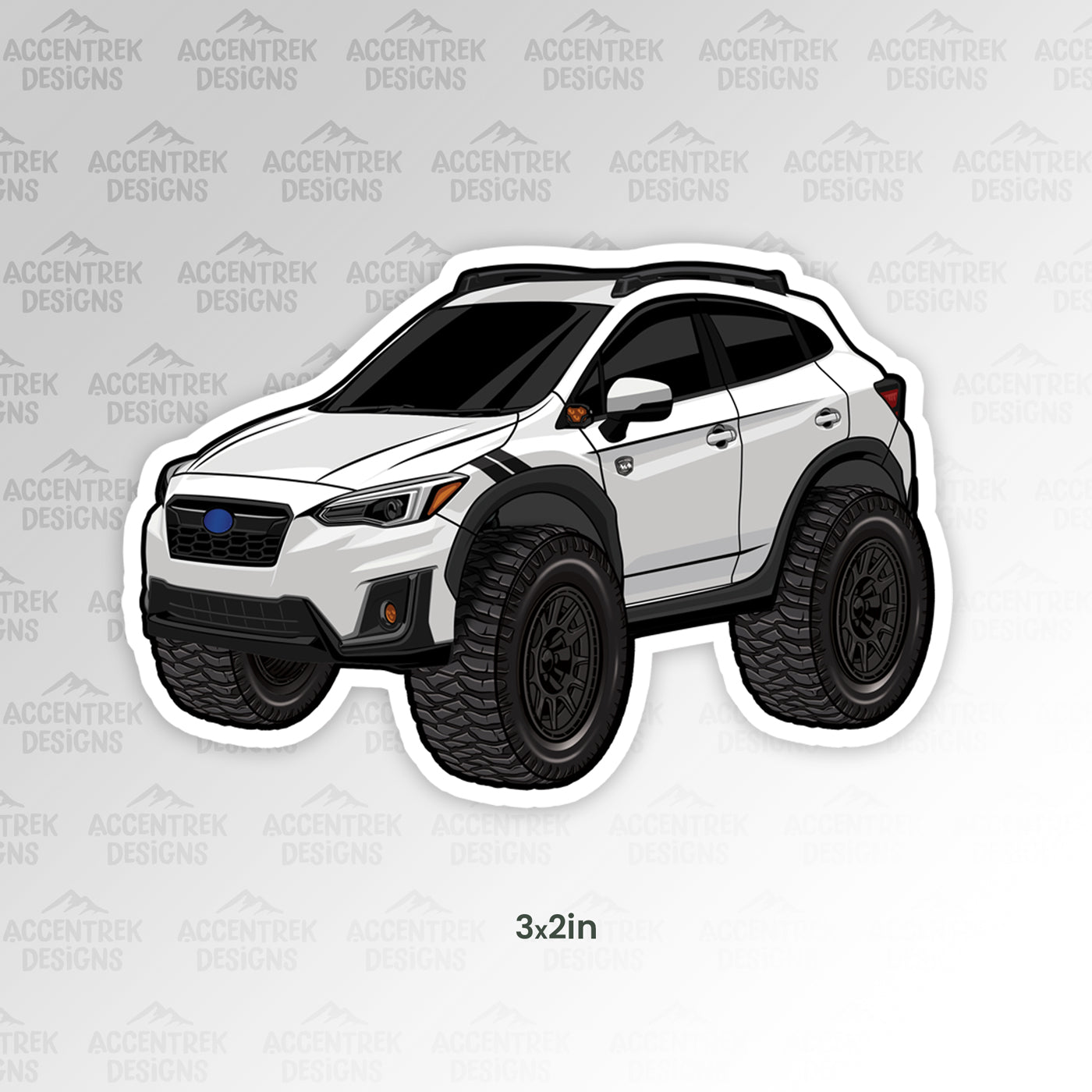 Offroad CARtoon Sticker