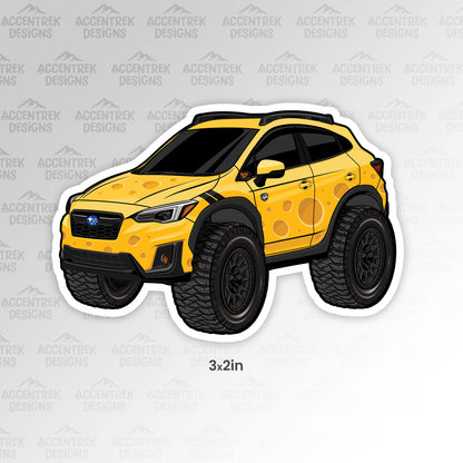Cheesetrek CARtoon Sticker