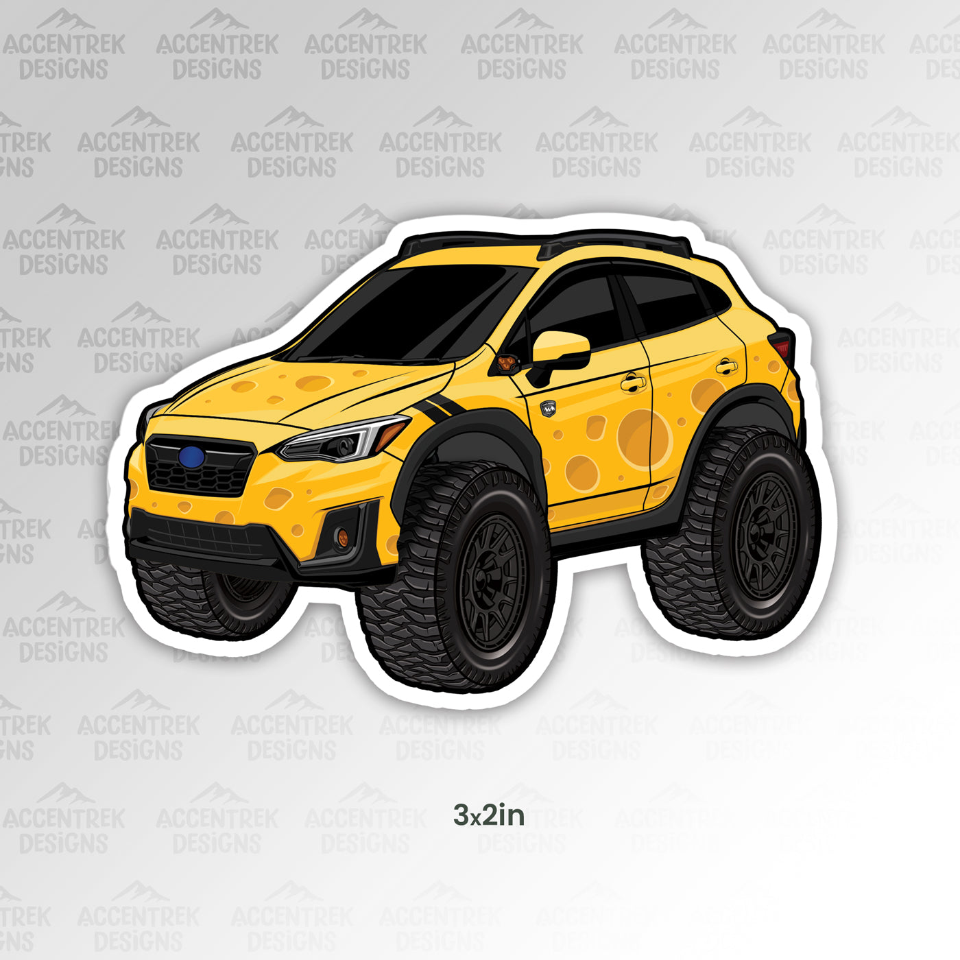 Offroad CARtoon Sticker