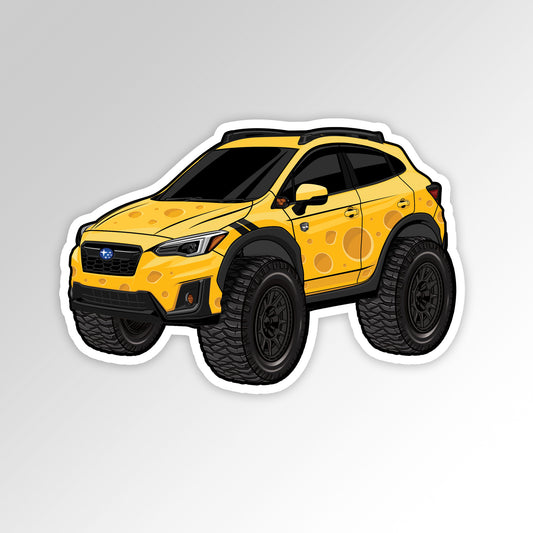 Cheesetrek CARtoon Sticker