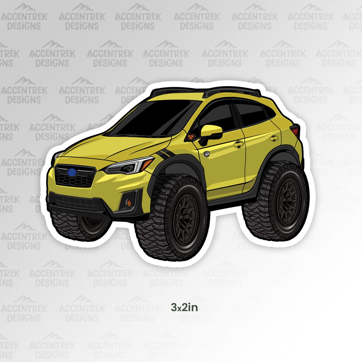 Offroad CARtoon Sticker