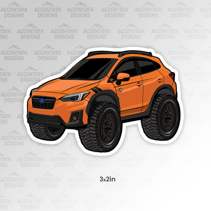 Offroad CARtoon Sticker