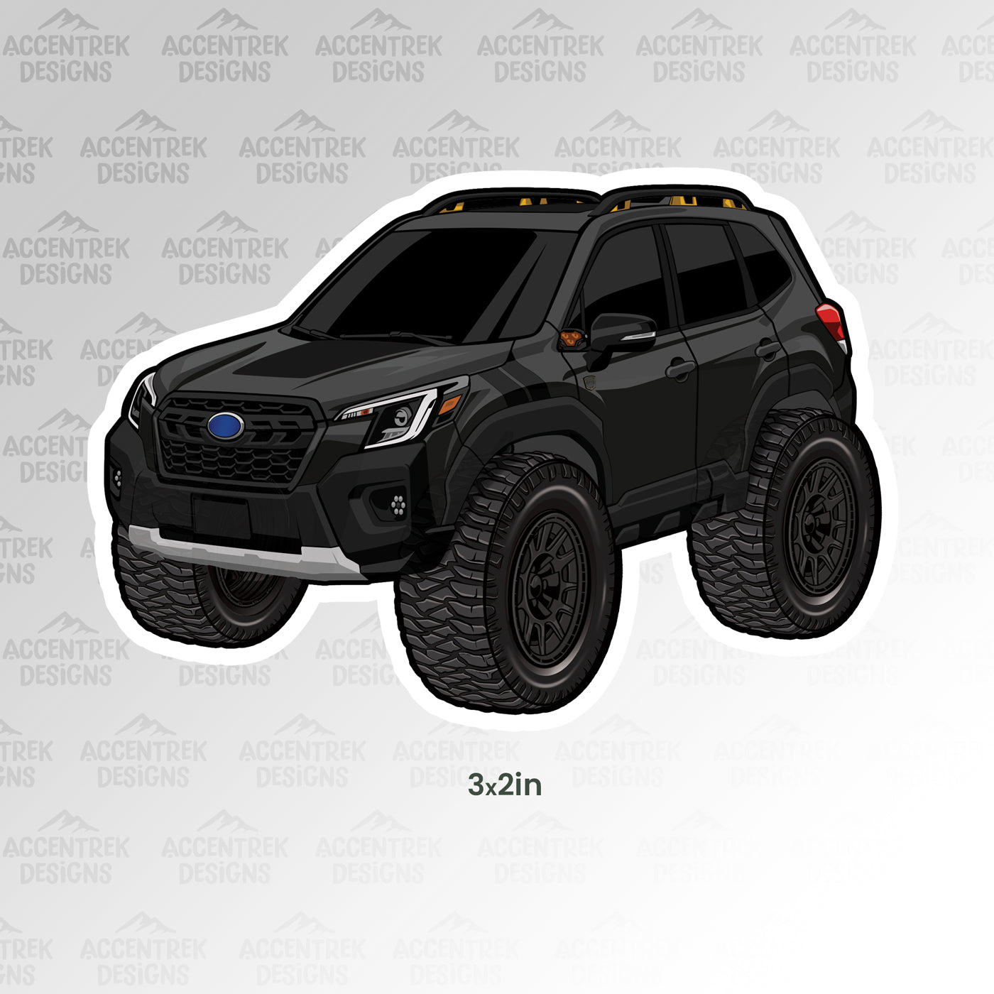 クロストレック カートゥーン ステッカー