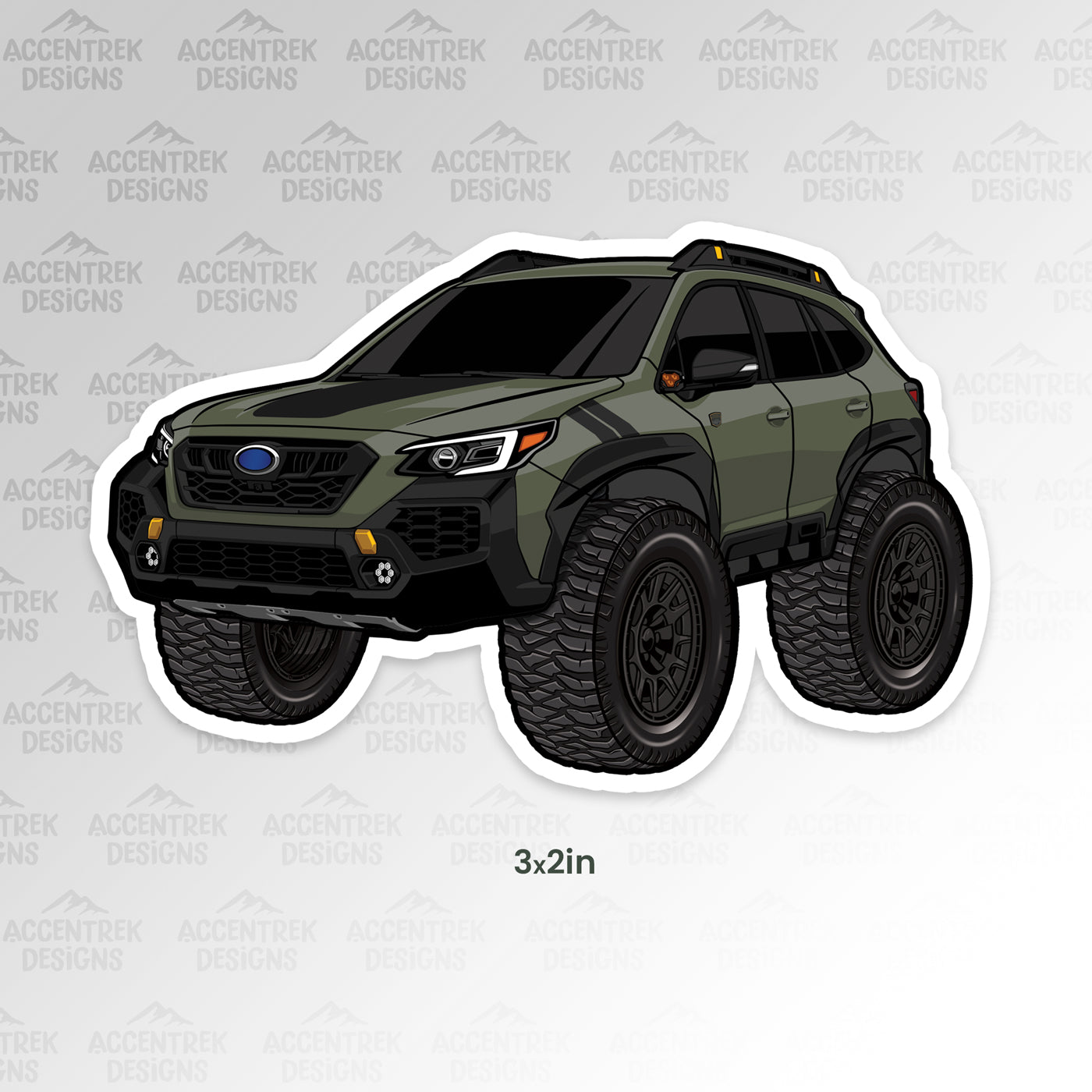 クロストレック カートゥーン ステッカー