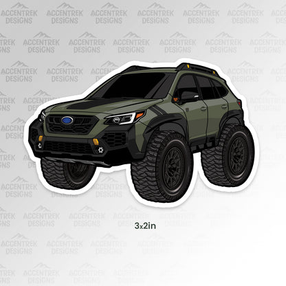 クロストレック カートゥーン ステッカー