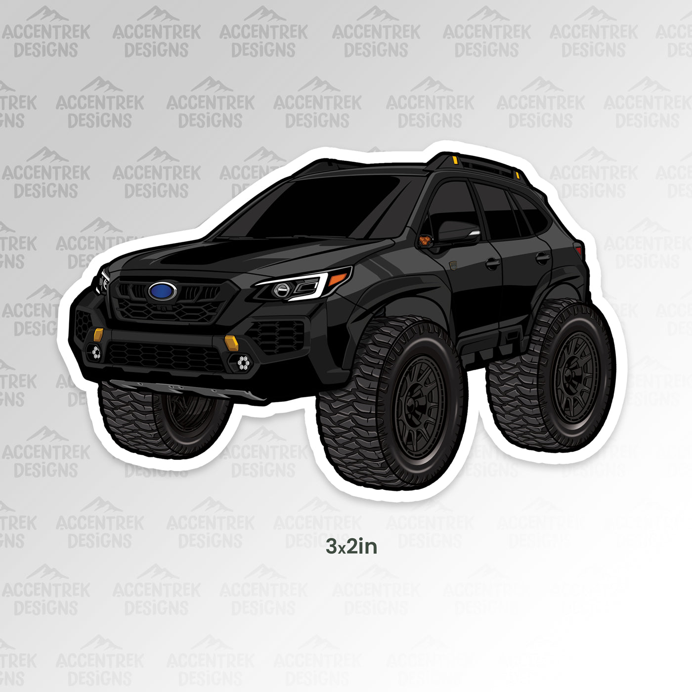 クロストレック カートゥーン ステッカー