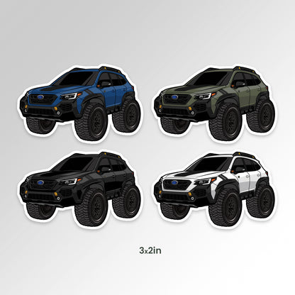 クロストレック カートゥーン ステッカー