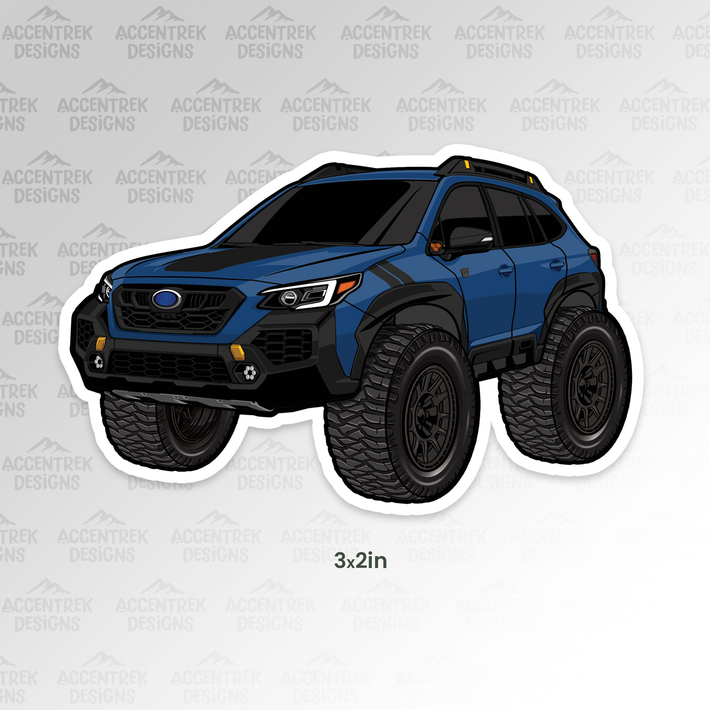 クロストレック カートゥーン ステッカー