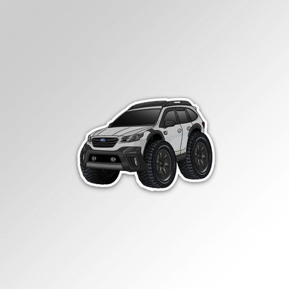 Overland Edition Subaru CARtoon Sticker