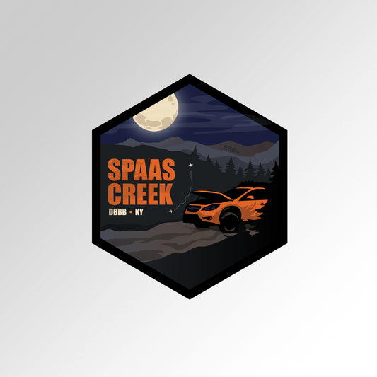 Spaas Creek Sticker