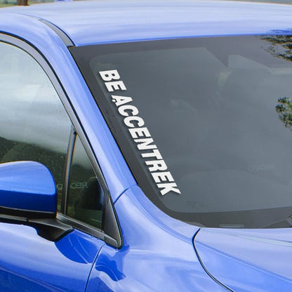 Be Accentrek Windshield Banner